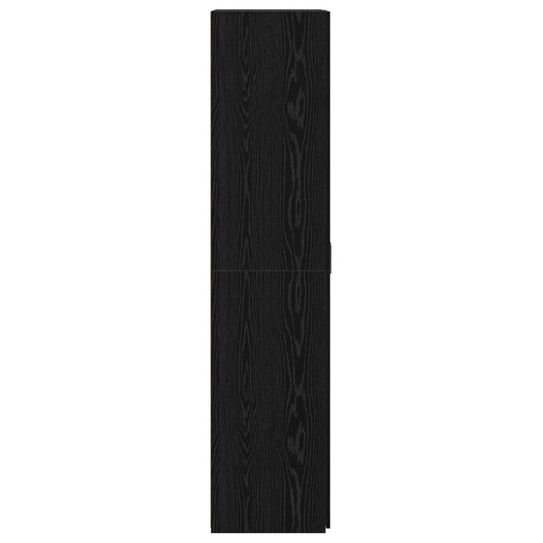 vidaXL Highboard 2 pcs Black Oak Look 70 x 42.5 x 185 cm