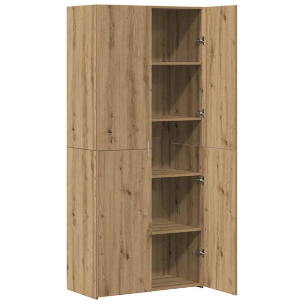 Highboard 2er Set Artisan Eiche 80x42x185cm