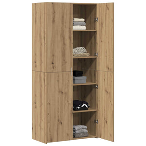 Highboard 2er Set Artisan Eiche 80x42x185cm