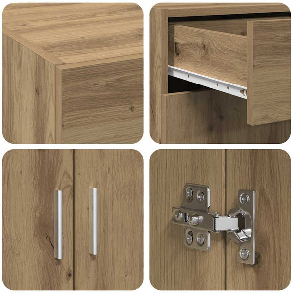Badschrank Artisan-Eiche 80 cm