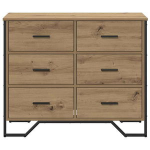 Kommode mit Schubladen, Artisan-Eiche, 2er-Set