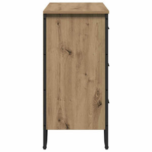 Kommode mit Schubladen, Artisan-Eiche, 2er-Set