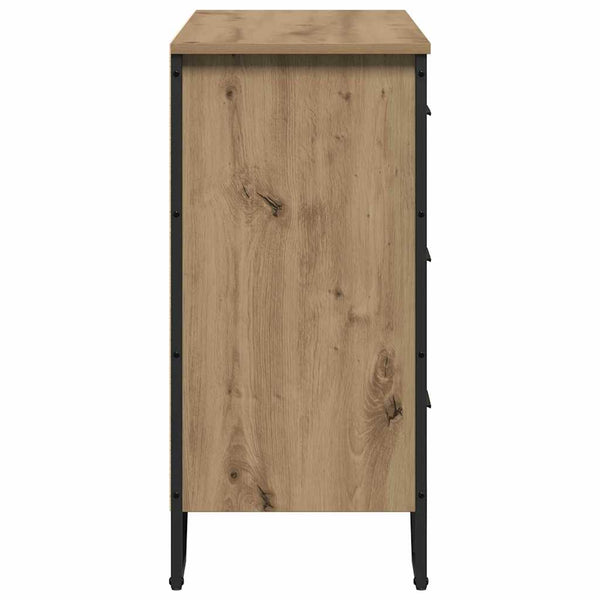 Kommode mit Schubladen, Artisan-Eiche, 2er-Set