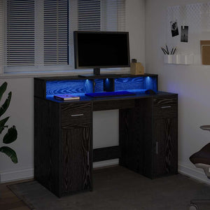 Schreibtisch Schwarze Eiche 120 cm
