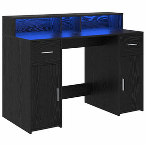 Schreibtisch Schwarze Eiche 120 cm