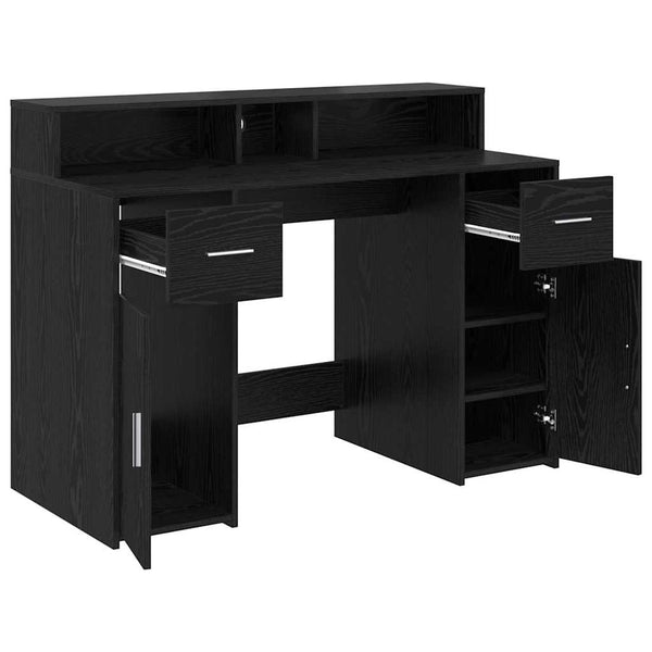 Schreibtisch Schwarze Eiche 120 cm