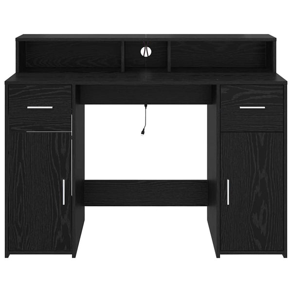 Schreibtisch Schwarze Eiche 120 cm