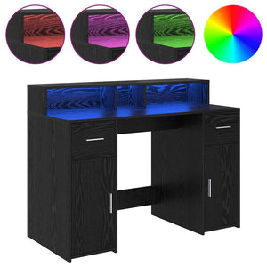 Schreibtisch Schwarze Eiche 120 cm