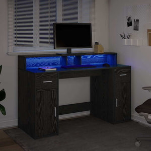 Schreibtisch Schwarze Eiche 140 cm