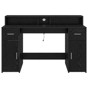 Schreibtisch Schwarze Eiche 140 cm