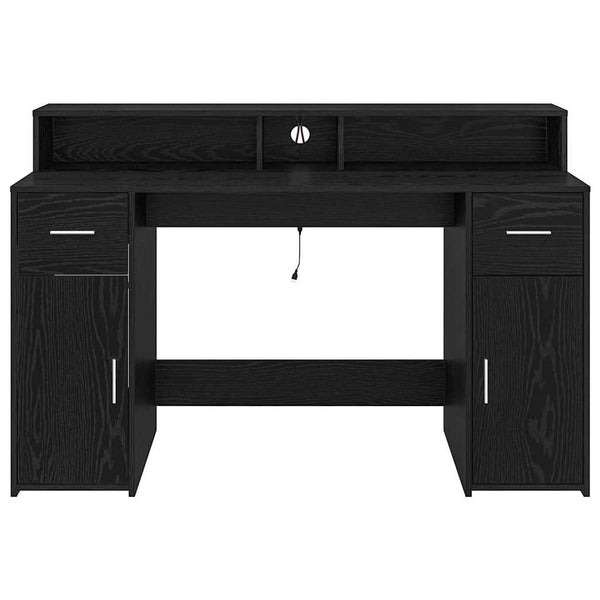 Schreibtisch Schwarze Eiche 140 cm