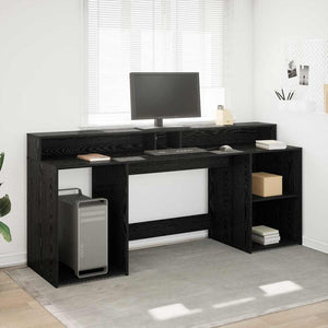 Schreibtisch Schwarze Eiche 200 cm