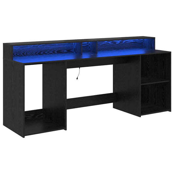 Schreibtisch Schwarze Eiche 200 cm