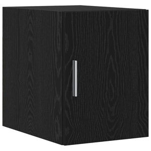 vidaXL Meuble de rangement 3 pcs Noir aspect chêne