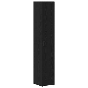 vidaXL Meuble de rangement 3 pcs Noir aspect chêne