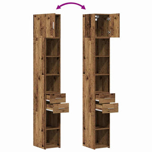 Altholz Aufbewahrungsschrank, 2er Set