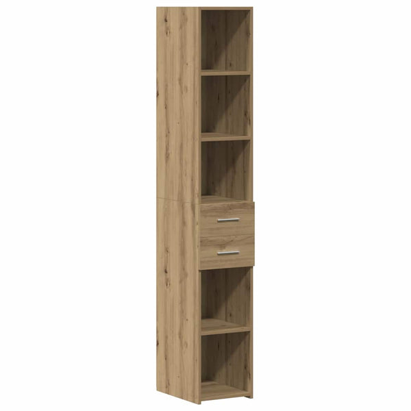 Aufbewahrungsschrank 2er Set Artisan-Eiche