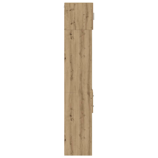 Aufbewahrungsschrank 2er Set Artisan-Eiche