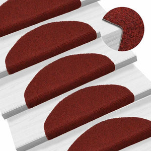 Stufenmatten Selbstklebend Bordeauxrot 20er Set