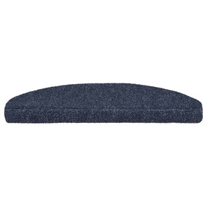 Selbstklebende Stufenmatten Blau Halbrund 20er Set
