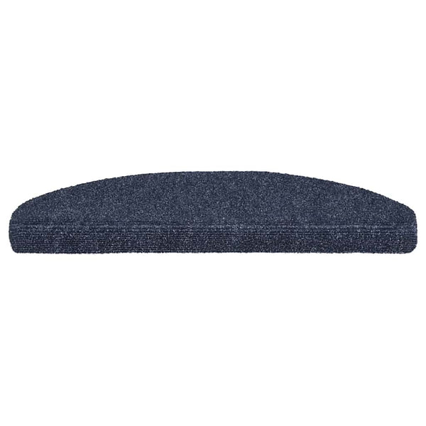 Selbstklebende Stufenmatten Blau Halbrund 20er Set
