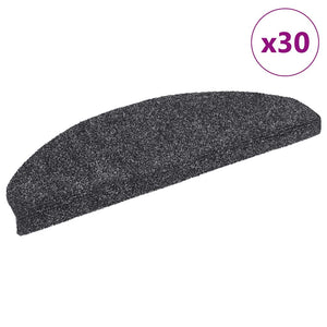 Selbstklebende Stufenmatten Dunkelgrau 65x21cm 30er Set