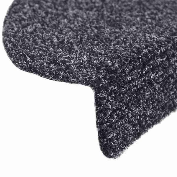 Selbstklebende Stufenmatten Dunkelgrau 65x21cm 30er Set