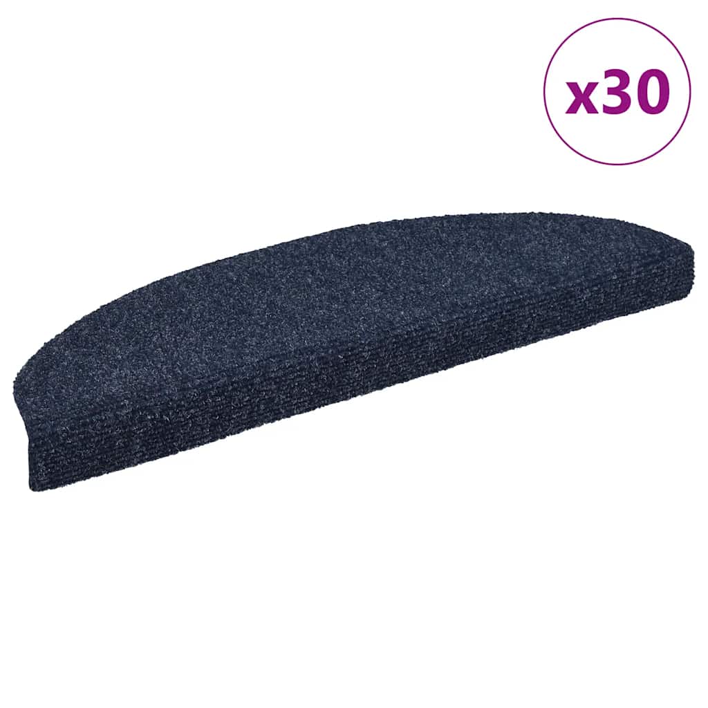 Selbstklebende Stufenmatten Blau 65x21cm 30er Set