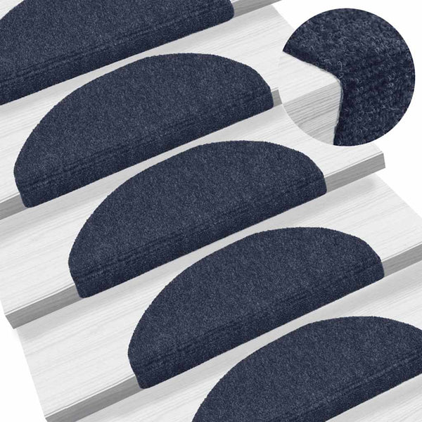 Selbstklebende Stufenmatten Blau 65x21cm 30er Set