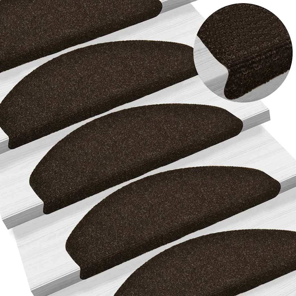 Stufenmatten Selbstklebend Dunkelbraun 30 Stk.