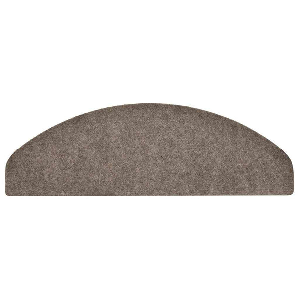Stufenmatten Selbstklebend Beige Halbrund 30er Set