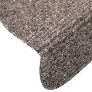 Stufenmatten Selbstklebend Beige Halbrund 30er Set