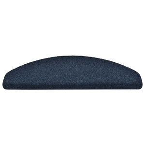 Selbstklebende Stufenmatten Marineblau, 30er Set