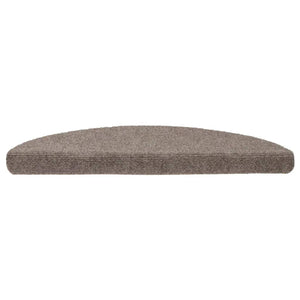 Selbstklebende Stufenmatten Beige Halbrund 20 Stk.