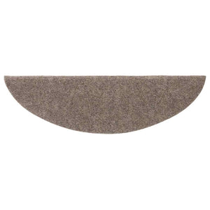 Selbstklebende Stufenmatten Beige Halbrund 20 Stk.