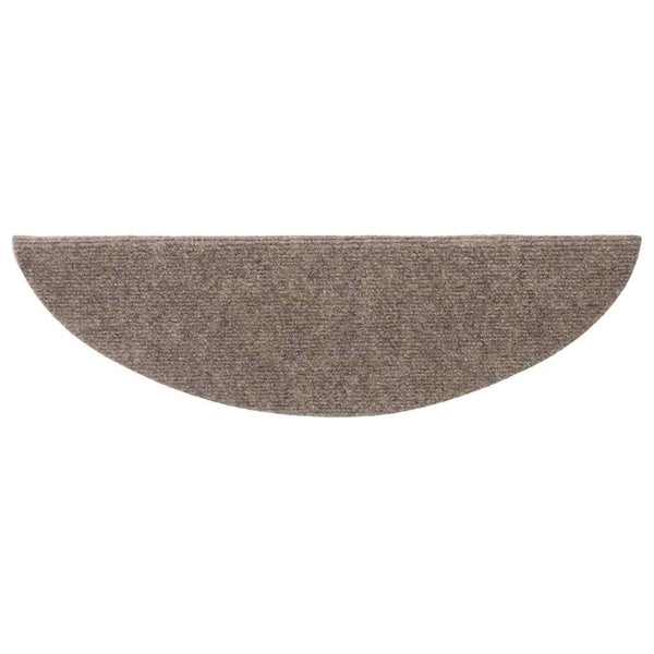 Selbstklebende Stufenmatten Beige Halbrund 20 Stk.