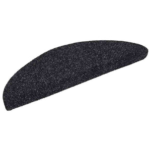 Selbstklebende Stufenmatten, 30er Set, Schwarz