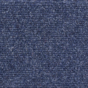 Selbstklebende Stufenmatten Blau Halbrund, 30er Set
