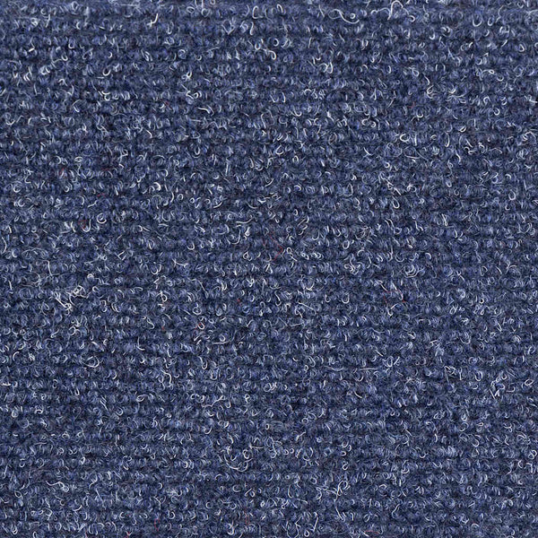 Selbstklebende Stufenmatten Blau Halbrund, 30er Set