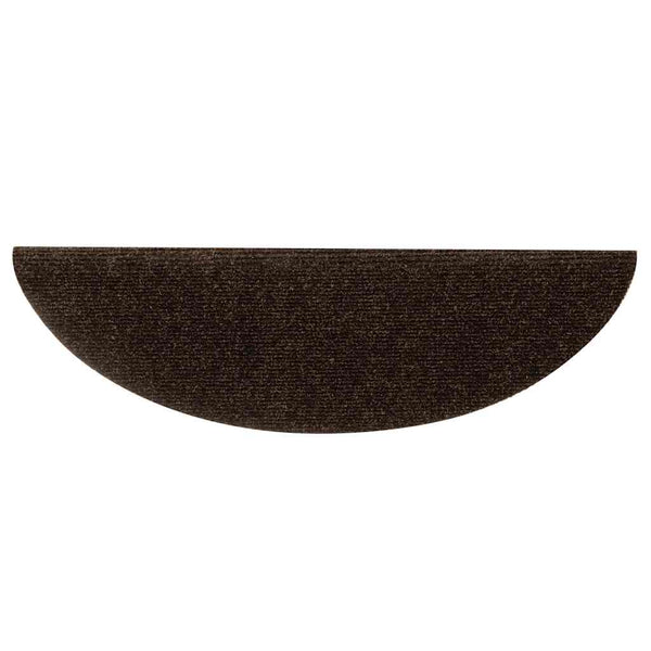 Selbstklebende Stufenmatten Braun 30 Stk. Halbrund