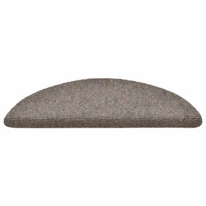 Selbstklebende Stufenmatten Beige Halbrund, 30 Stk.