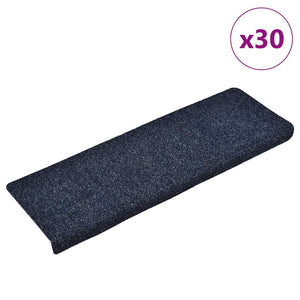 Selbstklebende Stufenmatten, 30er Set, Blau