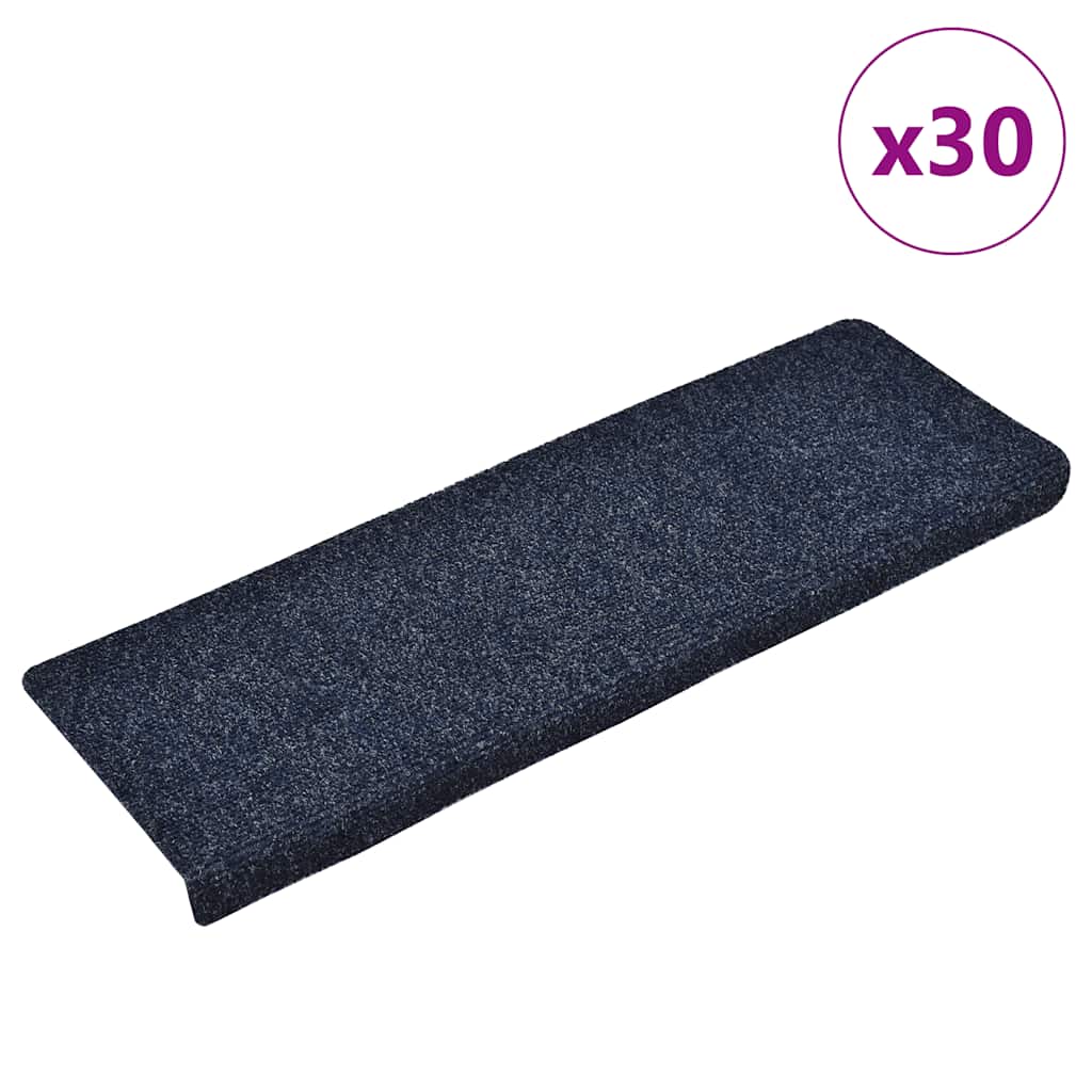 Selbstklebende Stufenmatten, 30er Set, Blau