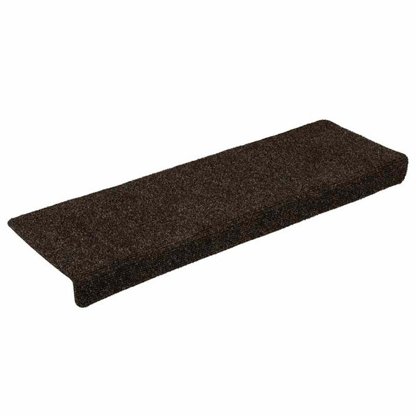 Selbstklebende Stufenmatten Dunkelbraun 65x21cm 30er Set