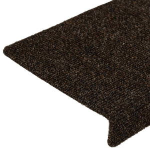Selbstklebende Stufenmatten Dunkelbraun 65x21cm 30er Set