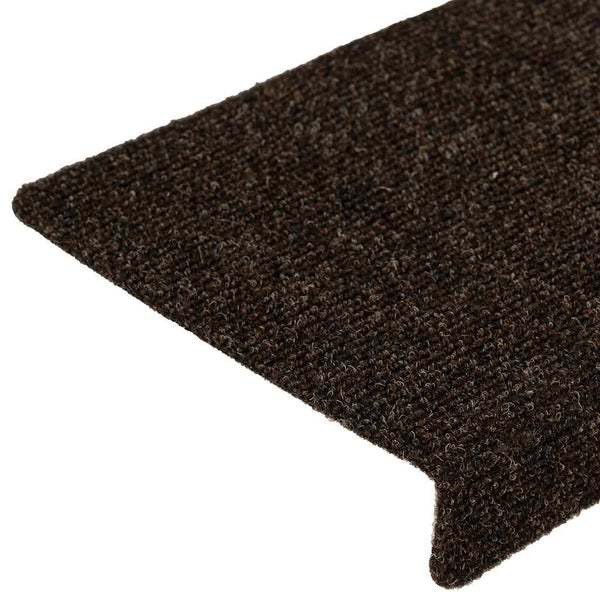 Selbstklebende Stufenmatten Dunkelbraun 65x21cm 30er Set