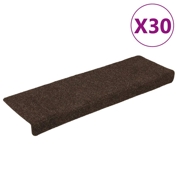 Selbstklebende Stufenmatten Braun 30er Set