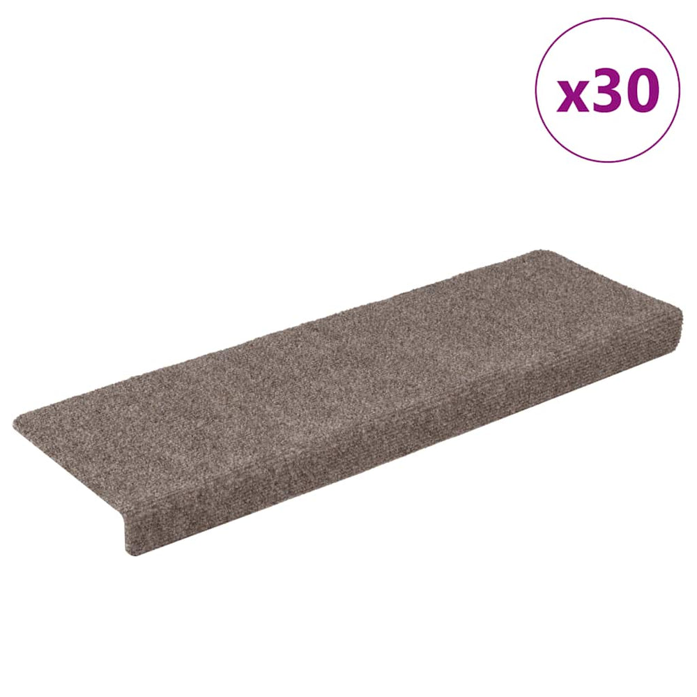 Selbstklebende Stufenmatten, 30 Stk., Beige