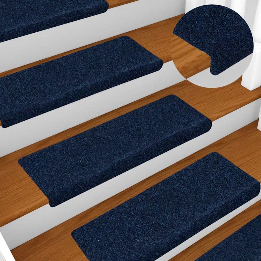 Selbstklebende Stufenmatten Marineblau 30er Set