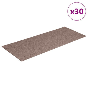 Selbstklebende Stufenmatten, 30 Stk, Hellbraun